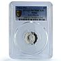 Belize 1 cent Elizabeth II KM-90a Swallow Kite Bird PR 70 PCGS silver coin 1984