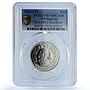 Philippines 1 piso Republic KM-209.2 Jose Rizal PR 70 PCGS CuNi coin 1980