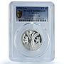 Mexico 1/2 onza Libertad Angel of Independence KM-545 PR69 PCGS silver coin 1995