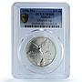 Mexico 1/2 onza Libertad Angel of Independence KM-612 MS69 PCGS silver coin 1996