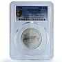 Afghanistan 500 afghanis Ferrari KM-1003 Car MS 66 PCGS silver coin 1986