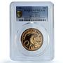 Sealand 25 cents Orca Fantasy X#7 Treasures Sea Whale PR67 PCGS bronze coin 1994