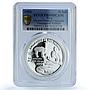 Peru 1 sol Protection Ibero-American Vicuna Monkey Crocodile PR69 PCGS coin 1994