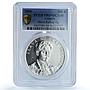 Croatia 200 kuna Slava Raskaj KM-81 Art Painter PR 69 PCGS silver coin 2000
