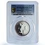 El Salvador 5 colones Independence KM-142 Jose Simeon PR66 PCGS silver coin 1971
