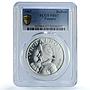 Panama 1 balboa Republic KM-27 Vasco Nunez PR 67 PCGS silver coin 1967