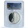 Egypt 5 pounds Amenemhat III KM-789 Treasures Statue PR 68 PCGS silver coin 1994