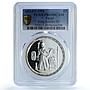 Egypt 5 pounds Ramses III KM-798 Treasures Statue PR 69 PCGS silver coin 1994