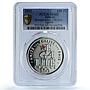 Djibouti 100 francs Independence KM-39 Egalite MS 65 PCGS CuNi coin 2002
