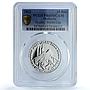 Malaysia 10 ringgit Ice Hockey World Cup KM-166 PR 69 PCGS silver coin 2002