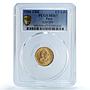 Peru 1/2 libra Republic Trade Coinage KM-209 MS 67 PCGS gold coin 1966 Z B R