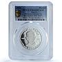 Algeria Mohamed Khider Revolution 50th Anniversary PR 66 PCGS silver medal 2004