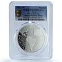 Spain Navigation Ibero-American Series X PR 69 PCGS silver medal 2002