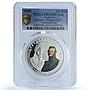 Andorra 10 diners Chopin Warsaw KM-323 Music Composer PR69 PCGS silver coin 2009