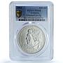 Armenia 100 dram Khachatryan KM-98 Music Composer MS 68 PCGS silver coin 2002