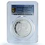 Romania 10 lei Monetary Unification Anniversary PR 68 PCGS silver coin 2021