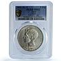 Spain 5 pesetas Alfonso XIII KM-707 Cal-28 MS 62 PCGS silver coin 1899 SG V