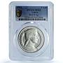 Latvia 5 lati Republic KM-9 Maiden MS 62 PCGS silver coin 1931