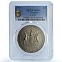 Antigua 4 dollars Caribbean Bank KM-1 FAO Food Day MS 67 PCGS CuNi coin 1970