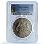 Dominica 4 dollars Caribbean Bank KM-11 FAO Food Day MS 67 PCGS CuNi coin 1970