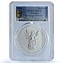 Ukraine 1 hryvnia Archangel Michael Archistratus MS 70 PCGS silver coin 2016