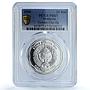 Malaysia 10 ringgit Thomas Uber Badminton Cup Sports PR 67 PCGS silver coin 2000