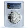 Armenia 100 dram Book of Sadness KM-99 Gregory Narek PR 68 PCGS silver coin 2002