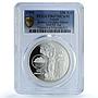 Angola 100 kwanzas Sydney Olympic Games KM-94  PR 67 PCGS silver coin 1999