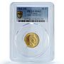France 20 francs Napoleon III KM-801 Gad-1062 F-532 MS63 PCGS gold coin 1865 BB