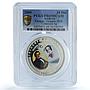 Andorra 10 diners Chopin Dresden KM-321 Music Composer PR 69 PCGS Ag coin 2009