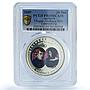 Andorra 10 diners Chopin Mallorca KM-320 Music Composer PR 69 PCGS Ag coin 2009