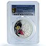 France 1 1/2 euro Sleeping Beauty Belle Bois Literature PR70 PCGS Ag coin 2003