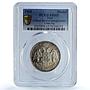 Peru Central Market Inauguration Lima Mint MS 65 PCGS silver medal 1905