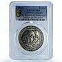 Germany Weimar Bismarck Hindenburg BERLIN Bo-5654 SP 64 PCGS silver medal 1931