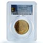 Malaysia 1 ringgit FELCRA KM-219 Industry MS 67 PCGS CuAl coin 2016