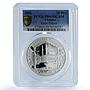 Ukraine 10 hryvnias Khan Palace Bakhchysarai KM-142 PR 69 PCGS silver coin 2001