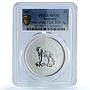 Australia 1 dollar Year Tiger 2010 Lunar Series 1 MS 70 PCGS silver coin 2007