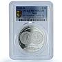 Spain 10 euros US Independence First Dollar Liberty PR 70 PCGS silver coin 2025