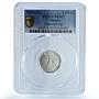 Mexico 1/10 onza Libertad Angel Independence KM-543 MS 67 PCGS silver coin 1992
