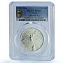 Mexico 1/2 onza Libertad Angel of Independence KM-612 MS67 PCGS silver coin 1997