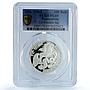 Transnistria 100 roubles Fet Frumos Folk Tales Horse PL 69 PCGS silver coin 2006