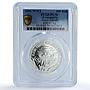 Transnistria 100 roubles Ivasik Telesik Folk Tales Child PL70 PCGS Ag coin 2006