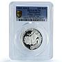 Transnistria 100 roubles Taurus Zodiac Signs Bull PL 70 PCGS silver coin 2005