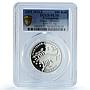 Transnistria 100 roubles Scorpio Zodiac Signs PL 70 PCGS silver coin 2005