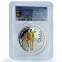 Kiribati 5 dollars Rudolph Reindeer KM-79 Christmas PR 70 PCGS silver coin 2014