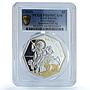 Cook Islands 5 dollars Saint George Dragon Gilt PR 69 PCGS silver coin 2009