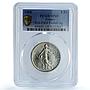 France 5 francs Republic Piedfort KM-P404 Sower SP 69 PCGS silver coin 1968