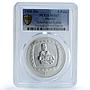 Mexico 5 pesos Senor De Las Limas KM-595 Precolombina MS67 PCGS silver coin 1998