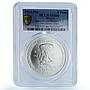 Mexico 5 pesos Anciano Brasero Type 2 Precolombina MS 66 PCGS silver coin 1993