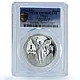 Mexico 1 onza Libertad Angel of Independence KM-494.3 PR70 PCGS silver coin 1991